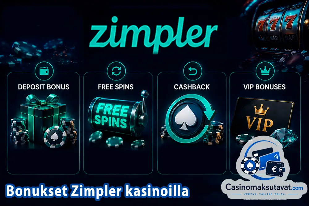 Zimpler casino bonukset