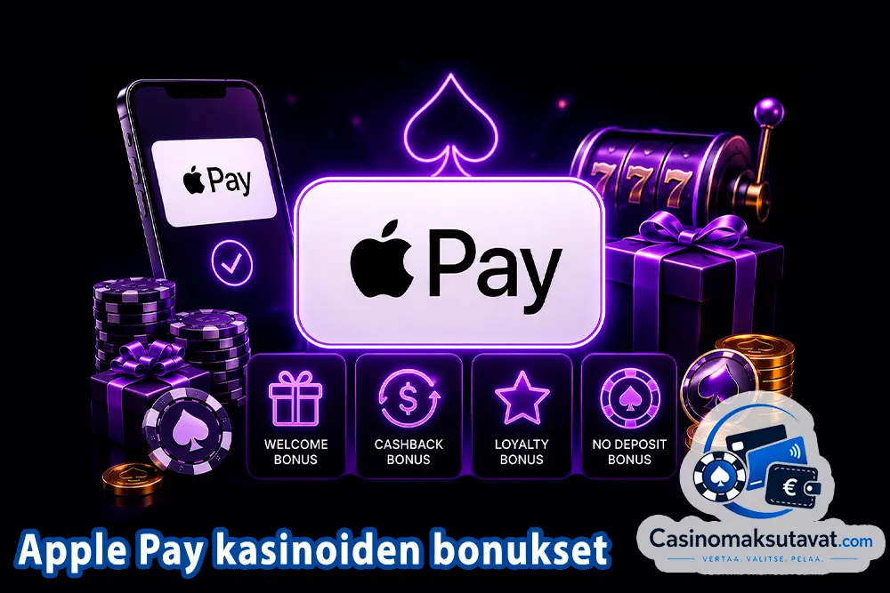 Apple Pay kasinoiden bonukset