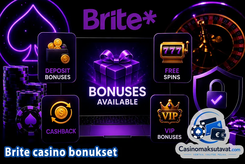 Brite kasinoiden bonukset