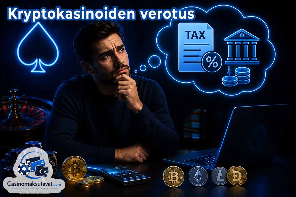 Verotus krypto kasinoilla