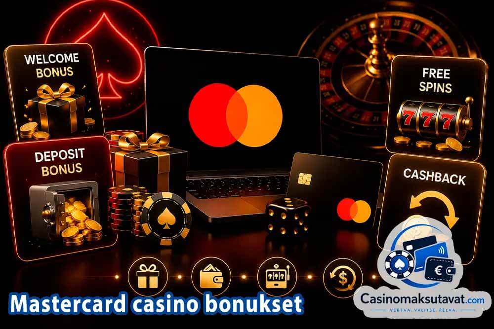 Mastercard casino bonukset