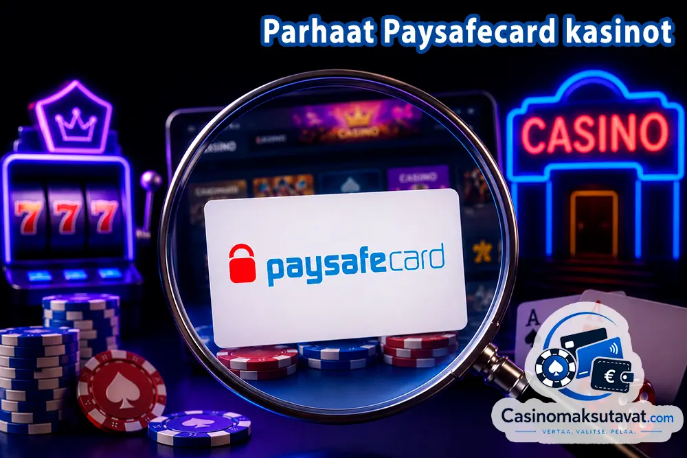 Valitse paras Paysafecard casino näin